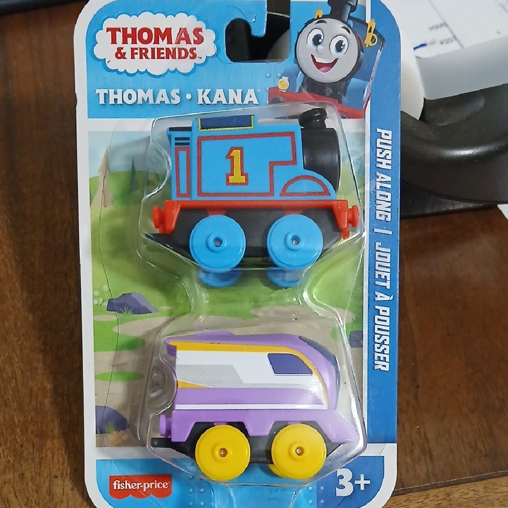 Thomas & Friends Push Along Set - Blue and Purple Kana & Thomas